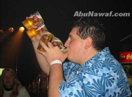 he is addicted to alkohol